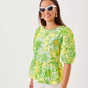 Lilly Pulitzer Hisli Short Sleeve Top